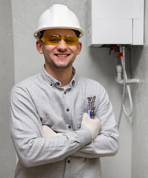 Serviço de reparo de aquecedor